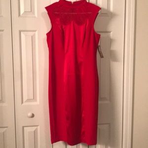 NY & Co Eva Mendes Red Cocktail Dress
